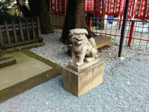 ㈳狛犬（もと香雪神社）