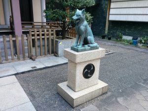 ㈺日本狼の神使像