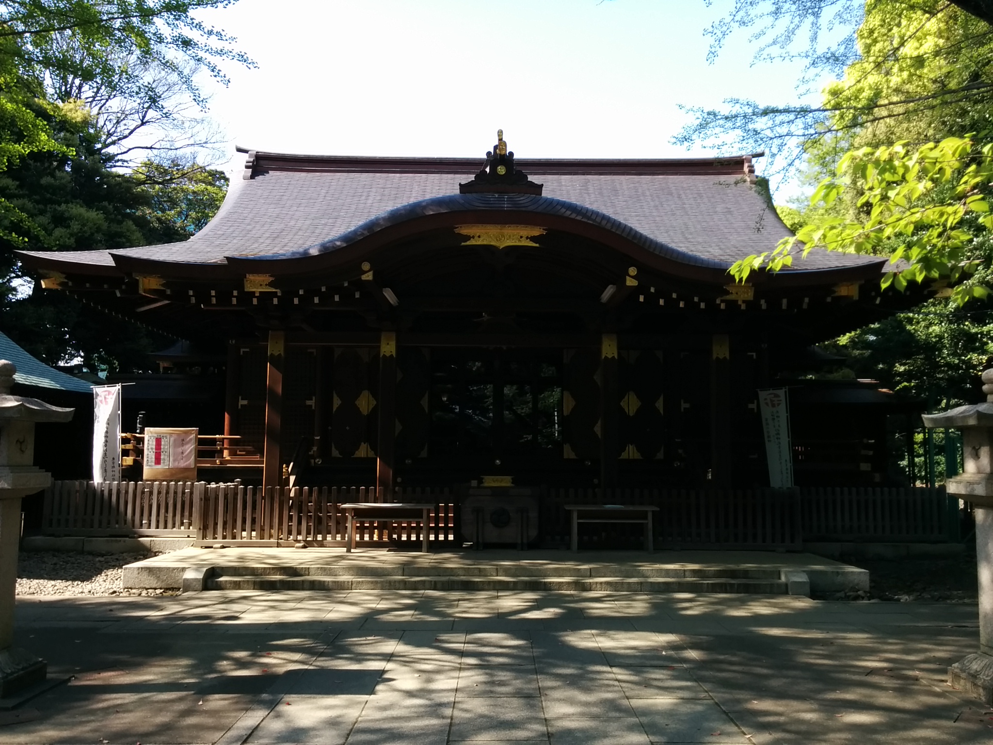 渋谷氷川神社（拝殿正面）